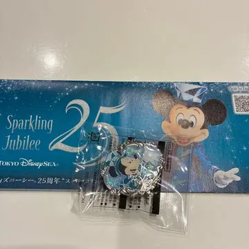 디즈니씨 25주년 아부즈 바자르 핀 배지 미키 & 리플렛