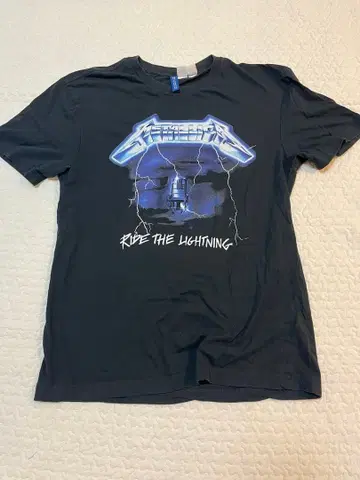 METALLICA Ride the Lightning h&m 티셔츠