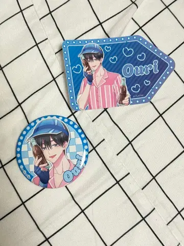 타몬 군 지금 어느 쪽 사카구치 사쿠리 캔뱃지, 스티커 세트