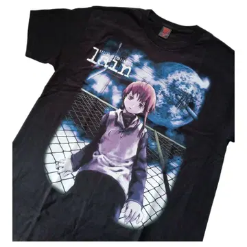 미사용 새상품 시리얼 익스페리먼츠 레인 T셔츠 01 블랙 L 사이즈