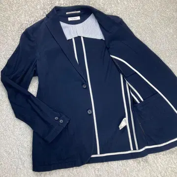 유나이티드 애로우즈 스프링 썸머 테일러드 자켓 네이비 L 얇은 소재
