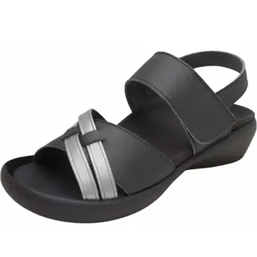 리게타 크로스 벨트 웨지 샌들 L 사이즈