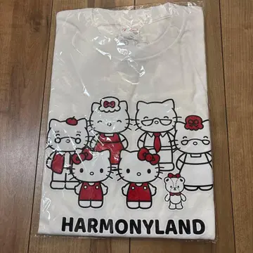 헬로키티 벌스데이 라이브 T셔츠 산리오 퓨로랜드 50주년 화이트