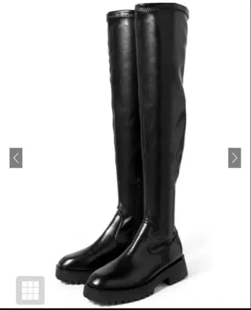 블랙 니하이 부츠 25cm GRL gd1392