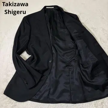[ 새상품급 ] Takizawa Shigeru 울 블랙 테일러드 자켓 L