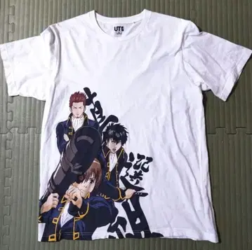 은혼 신선조 T셔츠 UNIQLO UT XL 화이트 주간 소년 점프