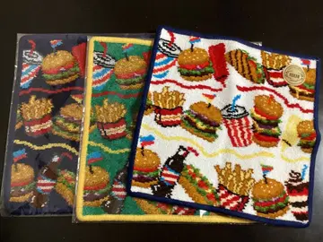 페이러 버거샵 색상별 3개 세트 손수건