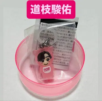 나니와단시 미치에다 슌스케 메지루시 참 키링 캡슐