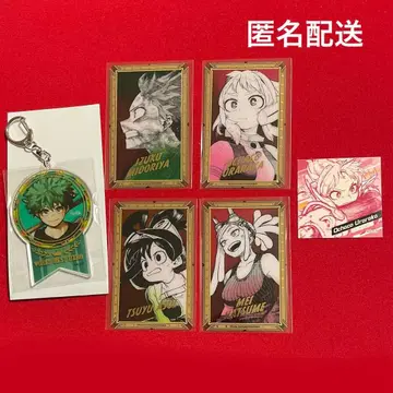 나의 히어로 아카데미아 원화전 클리어 카드 아크릴 키링 미도리야 이즈쿠