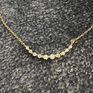 반돔 아오야마 다이아 목걸이 K10