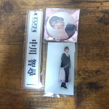 사쿠라자카46 나카가와 치히로 아니라 네임택, 캔 배지, 키링 3종 세트