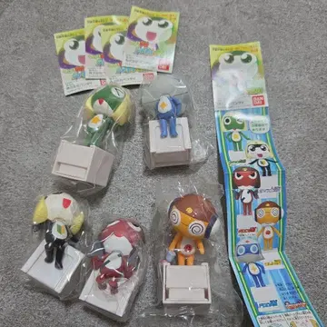BANDAI 개구리 중사 케로로 샤키토 케로로 미사용 5개 세트