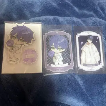 니지산지 마네키네코 콜라보 카페 아크릴 스탠드 클리어 카드 크리카 켄모치