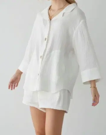 미개봉 새상품 Cozy Cotton Gauze Shirt & Shorts