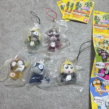 BANDAI 개구리 중사 케로로 큐빅 스윙 미개봉 5개 세트