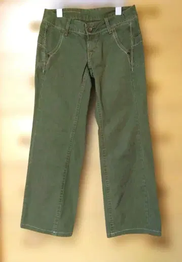 젬블 팬츠 그린 카키 워크 JOHNBULL 캐주얼