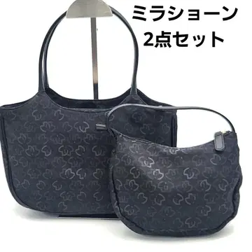 [컨디션 최상] 밀라 쇤 핸드백 2세트 블랙 포멀 관혼상제