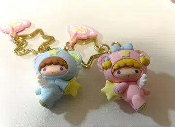 시크릿 키링 리틀트윈스타 별하늘의 엔젤 키키라라