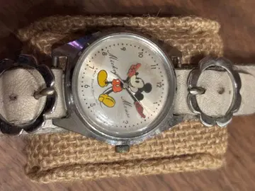 [극 레어] 가동품 세이코 미키마우스 수동 와인딩 70년대 제조