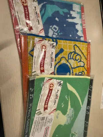 Mrs. GREEN APPLE 제일복권 자카드 타월 3개