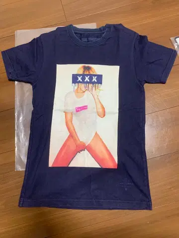 GOD SELECTION XXX S 네이비 T셔츠