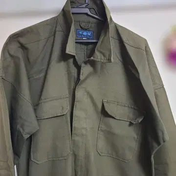 치쿠마야 손목토시 셔츠, 바지 세트 카키