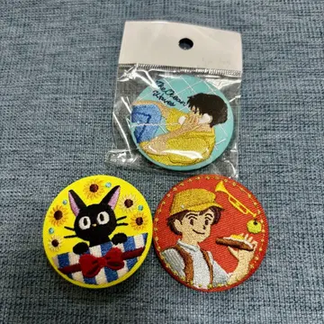 지브리 자수 브로치 컬렉션 묶음 판매 캔뱃지 자수 배지