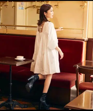 티어드 텐트 미니 원피스