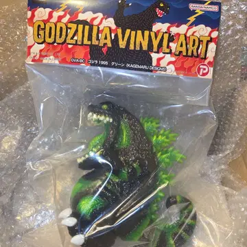 GODZILLA VINYL ART 그린 소프트 비닐