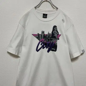 nitraid 나이트레이드 THE BABYLON CITY 티셔츠 화이트