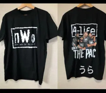 nWo 반팔 T셔츠 헐크 호건, 케빈 내쉬, 스캇 홀 4-life