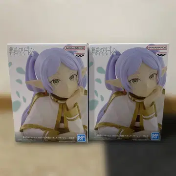 장송의 프리렌 턱 괴는 흉상 피규어 2체 세트