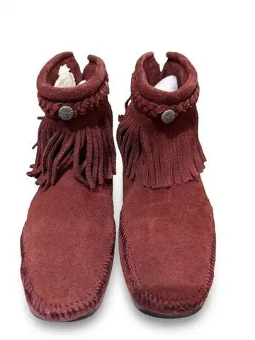 미네통카 MINNETONKA 부츠 백 지퍼 사이즈 8