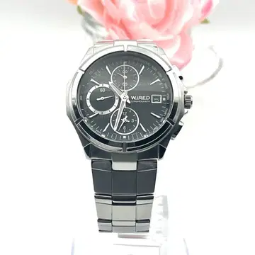 [ 작동품 ] 세이코 와이어드 손목시계 크로노그래프 남성용 관리766.