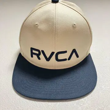 새상품 RVCA 야구 모자 크림/네이비