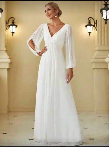 웨딩 사진 드레스 XL