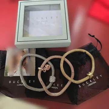 BUCKLEY 뱅글 세트 실버 로즈 골드 골드