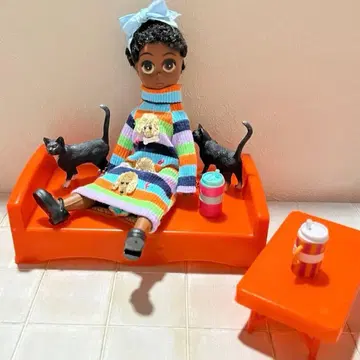 레트로 쇼와 빈티지 인형 가구 브라이스 레트로 리카짱 복각판 초대 리카짱