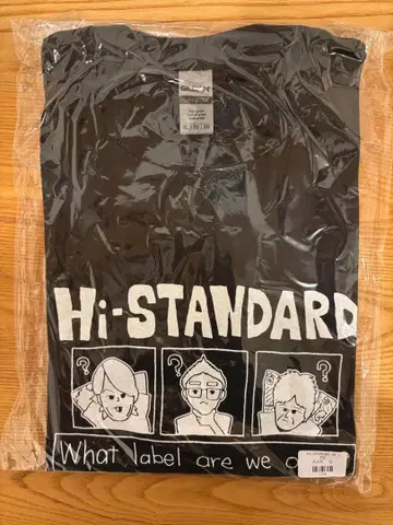 하이스타 한정판 T셔츠 블랙 L Tee pizza of death