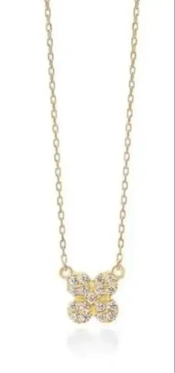 AHKAH 페탈 파베 목걸이 18K YG