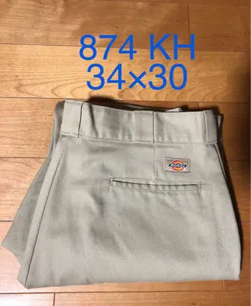 Dickies 874 디키즈 워크 팬츠 치노 팬츠 34x30 카키