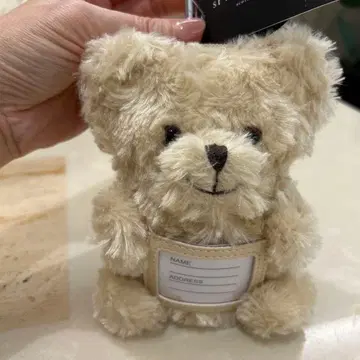 [ 새상품 ] 세인트 앤드류스 곰 테디베어 파우치 참 네임택