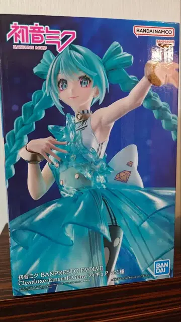 하츠네 미쿠 BANPRESTO EVOLVE 클리어 에메랄드