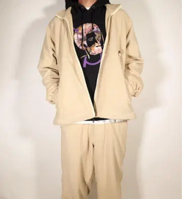 EVISEN STITCH FLEECE 셋업 L 베이지