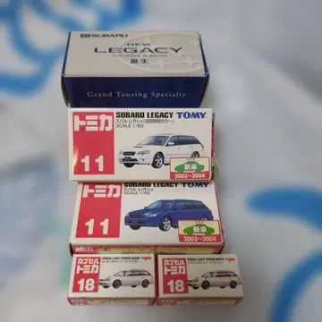 토미카 스바루 레거시 투어링 왜건 미사용 새상품 5세트