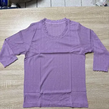 가격 인하 테이진 테비론 리브메로 7부 소매 T셔츠 (LL) 라벤더 색상