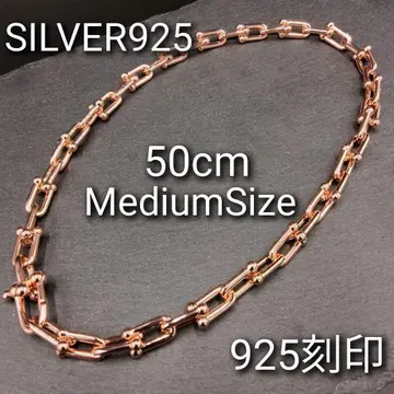 로즈 골드 하드웨어 목걸이 남성용 핑크 여성용 금