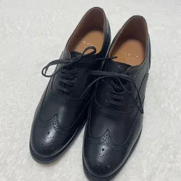 미사용품 REGAL 리갈 가죽 신발 가죽 윙팁 블랙 블랙