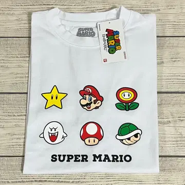 슈퍼 마리오 SuperMario L 사이즈 셔츠 택 포함 미사용 새상품