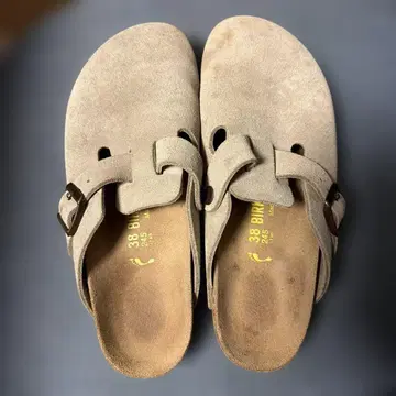 거의 미사용 버켄스탁 보스턴 24.5 토프